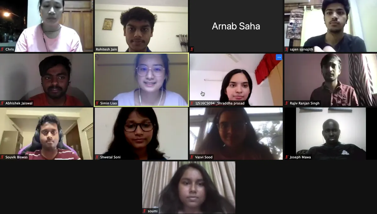 Wechaty GSoD 2021 group photo from meeting 1