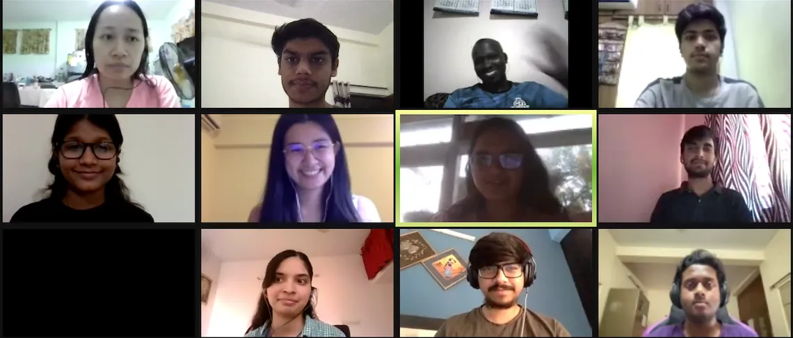 Wechaty GSoD 2021 group photo from meeting 2