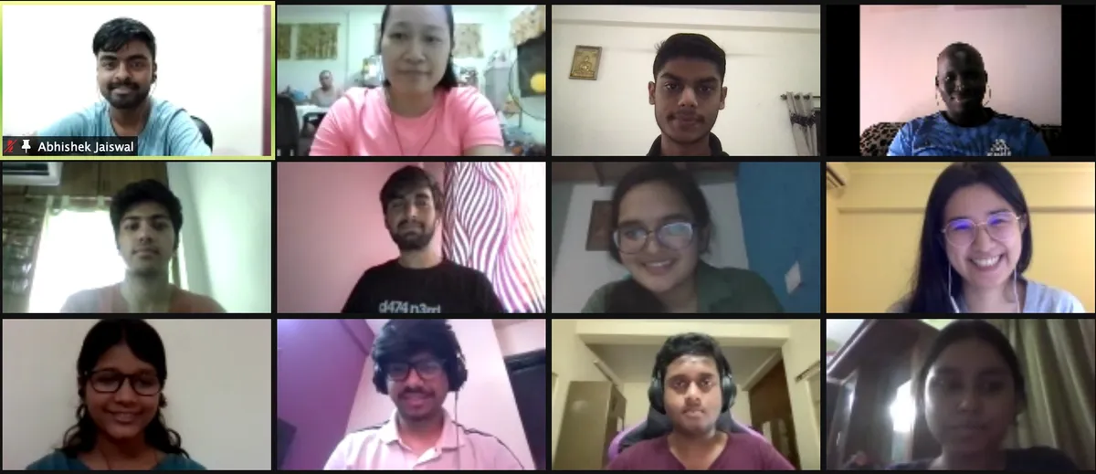 Wechaty GSoD 2021 group photo from meeting 3