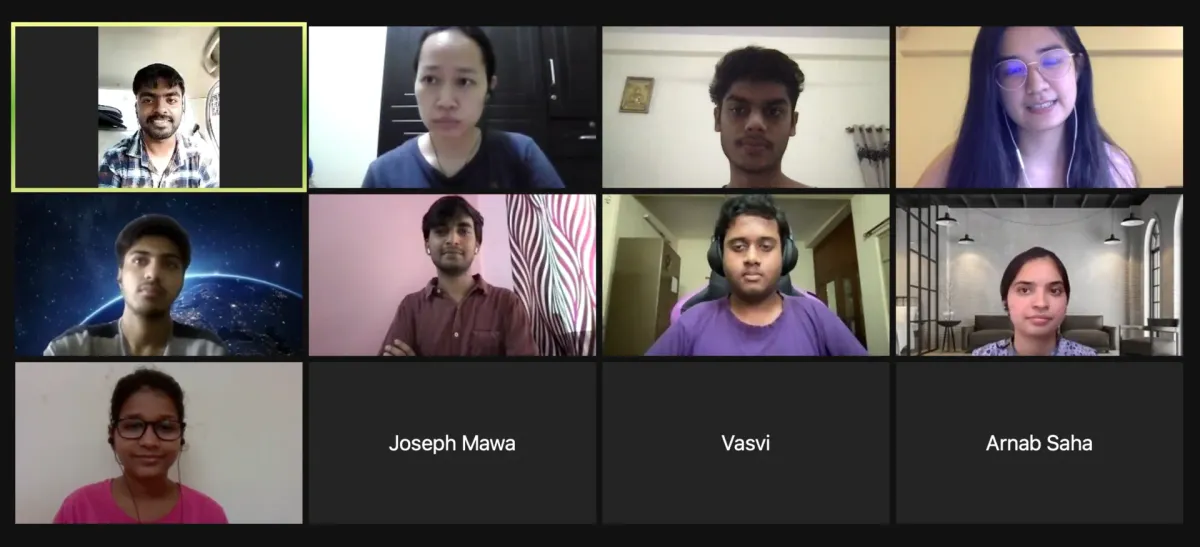 Wechaty GSoD 2021 group photo from meeting 5